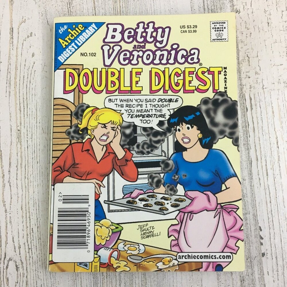 Betty and Veronica Double Digest Magazine #102 Archie Comics Book Vtg 2002
